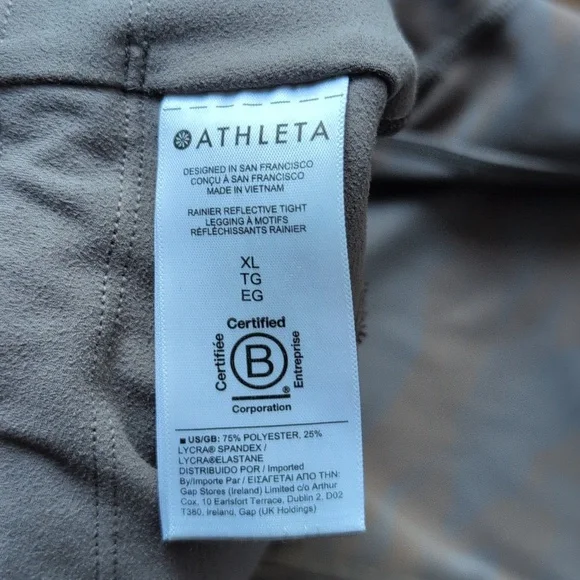 Athleta Rainier Reflective Tight Leggings - Women's XL - Picture 7 of 9